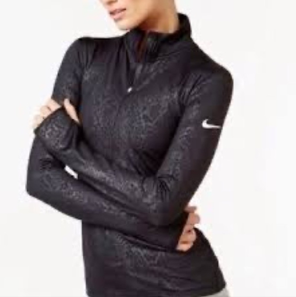 Nike Pro Dri-fit Half Zipper Pull Up Size S
